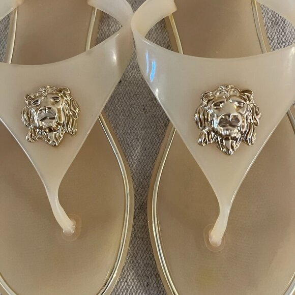 Aldo Amberelle Lion Head Jelly Summer Festival Sandals Sz 10 - Picture 3 of 10